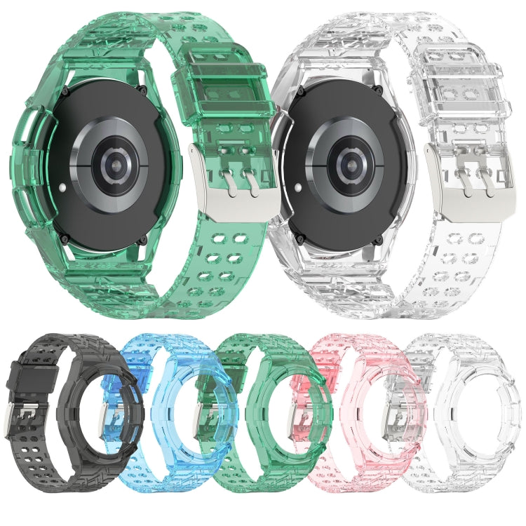 Glacier TPU Integrated strap for Samsung Galaxy Watch6 Classic 43mm, showcasing its sleek design and durable material.